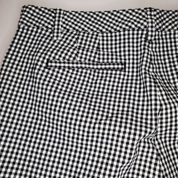 Lands End Classic Chino Gingham 7" Shorts Size 12 - Picture 5 of 9